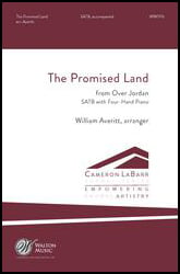 The Promised Land (On Jordan's Stormy Banks I Stand) SATB choral sheet music cover Thumbnail